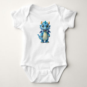 "baby-kroppsdräkter för barn lustig dinosaur juras t shirt