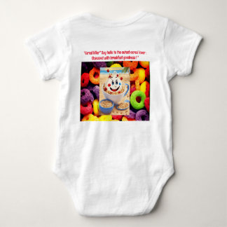Baby kroppsdräkter och en delar "Cereal Killer Cut T Shirt