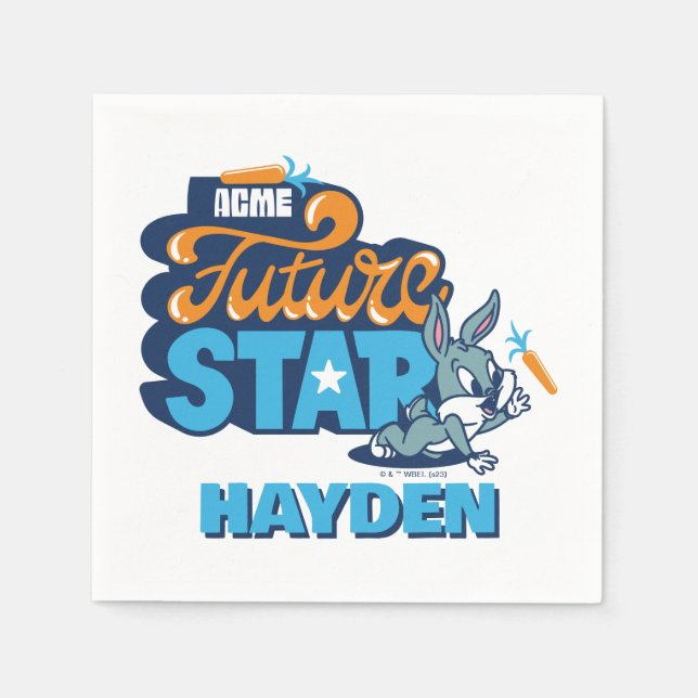 Baby KRYP BUNNY™ - Framtida stjärna Pappersservett (Framsidan)