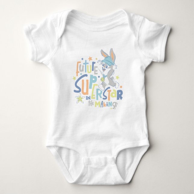 Baby KRYP BUNNY™ Framtida superstjärna i utbildnin T Shirt (Framsida)