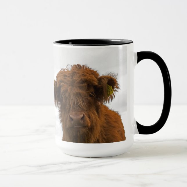 Baby Kuh Kaffeetasse Mugg (Höger)