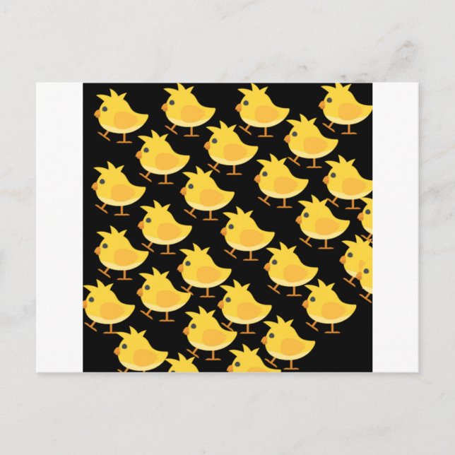 Baby kyckling vykort (Framsida)