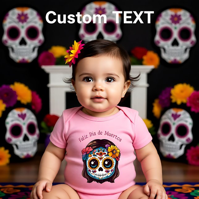 🌹 Baby La Catrina med mariglod 🌹 T Shirt (🌹Baby La Catrina with mariglod 🌹 Baby Bodysuit)