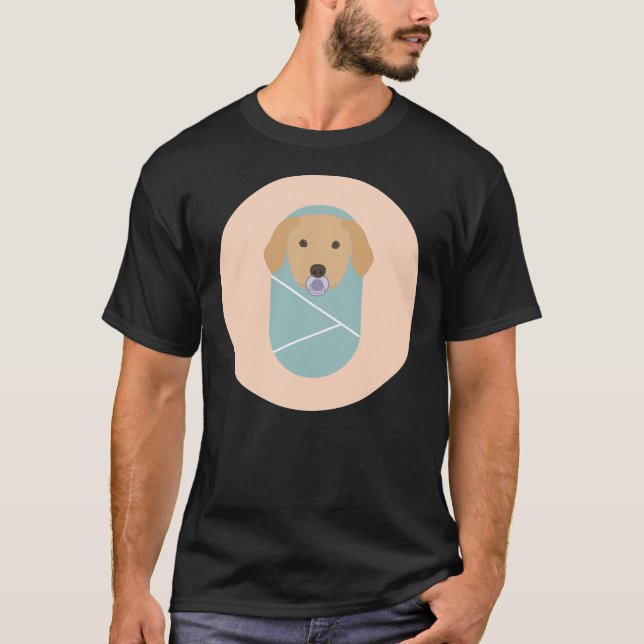 Baby Labrador Retriever T Shirt (Framsida)