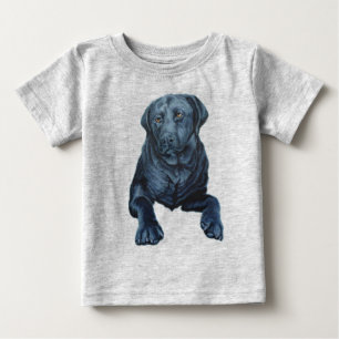 Baby Labrador Shirts Blue Hund Art Baby T-shirts