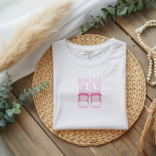 Baby Laddar Vänligen Vänta Anpassad Förfallodatum  T Shirt