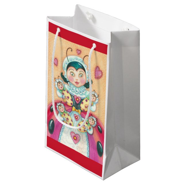 Baby Ladybugs Family GIFT BAG *Customize (Framsidan Vinklad)