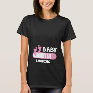 Baby lastande Moderskap T-Shirt
