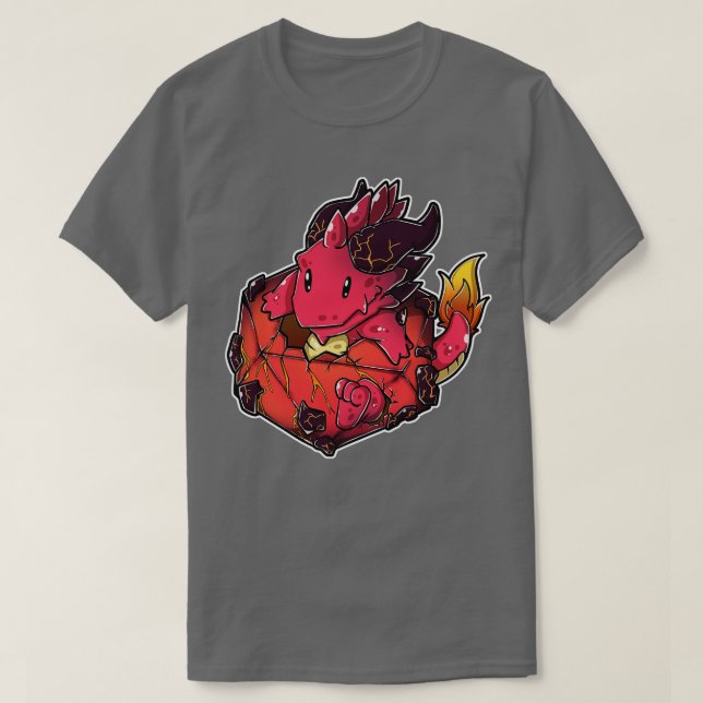 Baby Lava Dragon T Shirt (Design framsida)