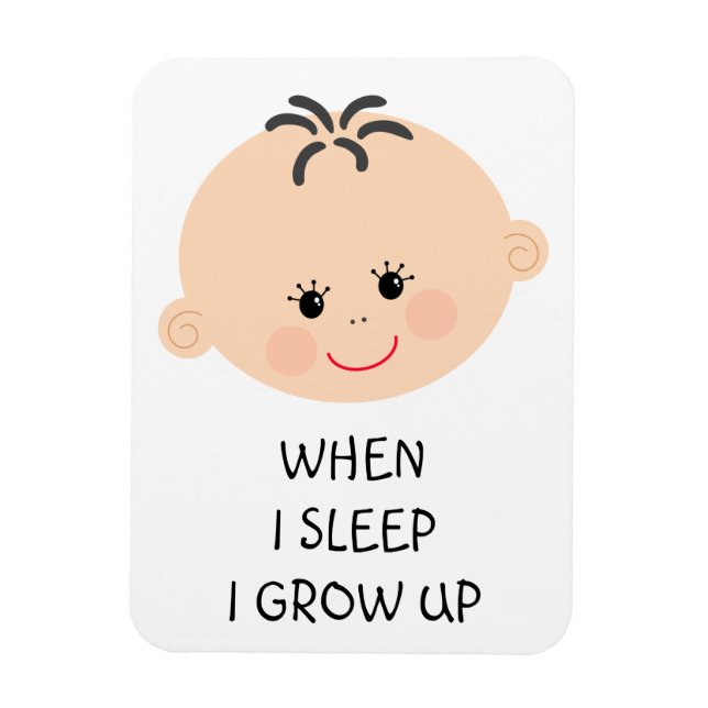 Baby leende magnet (Vertikal)