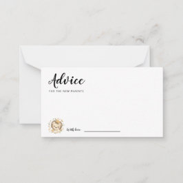 Baby Lejona kung vid Pojke Rådkort