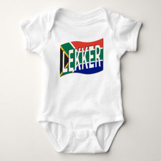 Baby Lekker South African 1-Biet in White T Shirt