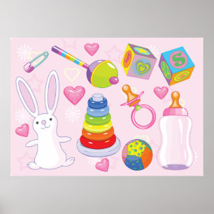 Baby Leksaker Poster