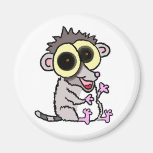 Baby Lemur Magnet (Framsidan)