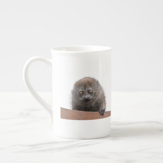 Baby Lemur-mugg Benporslin Mugg (Vänster)