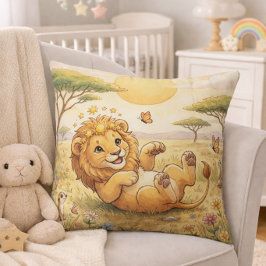 Baby Leo Zodiac Barn Rum För Barn Kudde