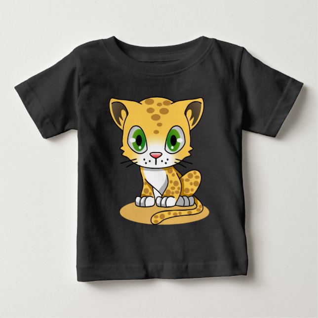 Baby leopard barn T-shirt (Framsida)