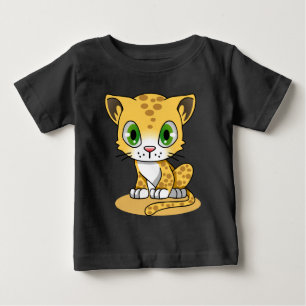 Baby leopard barntröja t shirt