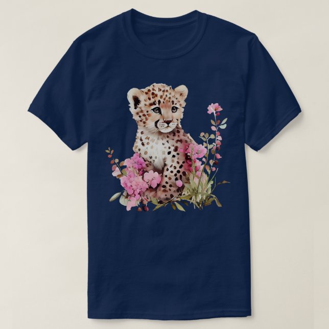 Baby leopard t shirt (Design framsida)