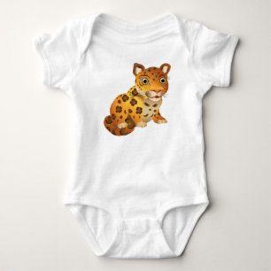 Baby Leopard Tecknad-41640 T Shirt