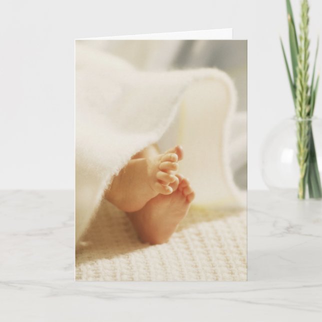 Baby Little Feet Kort (Framsida)