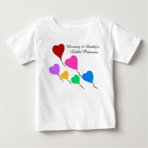 Baby Little Princess Cute Heart-ballonger Tee