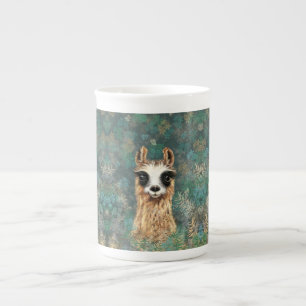 Baby Llama Mugg Gift Roligt - Målarfärg Benporslin Mugg