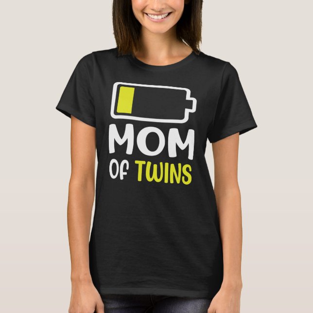Baby Loading Mom Of Twins Pregnancy Mothers Day  T Shirt (Framsida)
