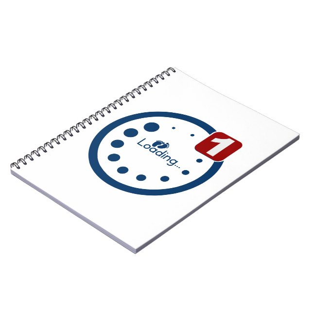 Baby Loading Plus-meddelande Anteckningsbok (Vänstra Sidan)