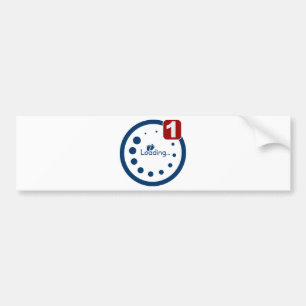 Baby Loading Plus-meddelande Bildekal