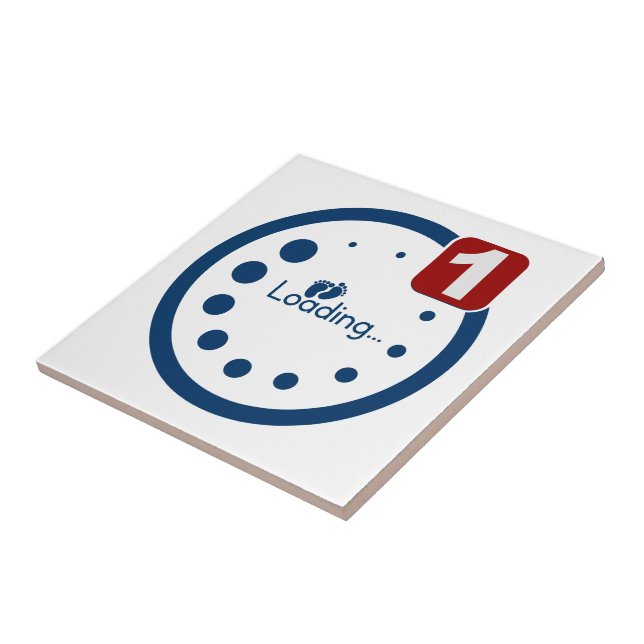 Baby Loading Plus-meddelande Kakelplatta (Sidan)