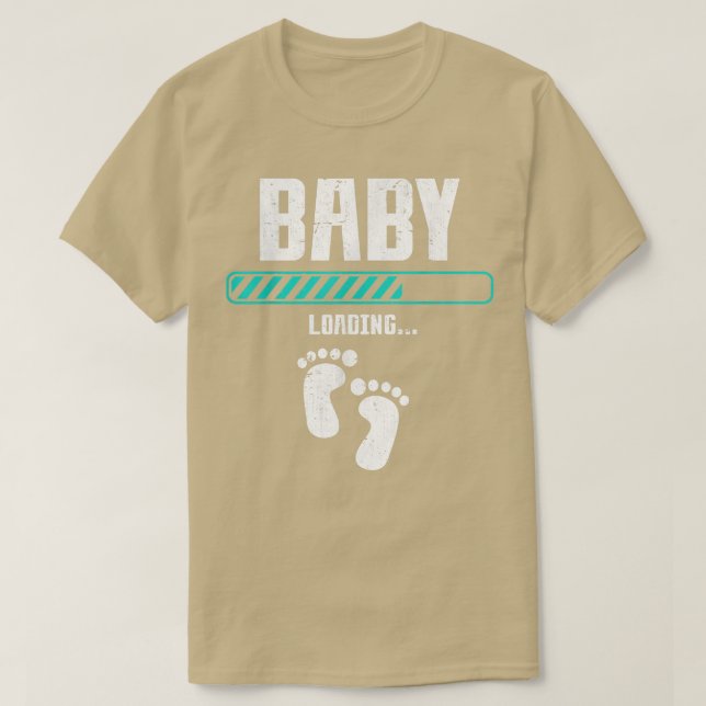 Baby Loading Pregnancy Announcement Pregnancy  T Shirt (Design framsida)