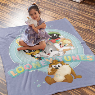 Baby Looney Tunes Logotyp Alla mappar Fleecefilt