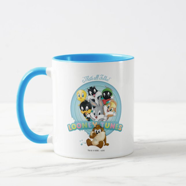 Baby LOONEY TUNES™-Logotyp | Alla mappar Mugg (Vänster)