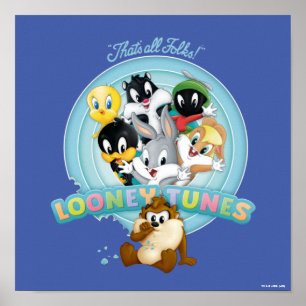 Baby Looney Tunes Logotyp Alla mappar Poster