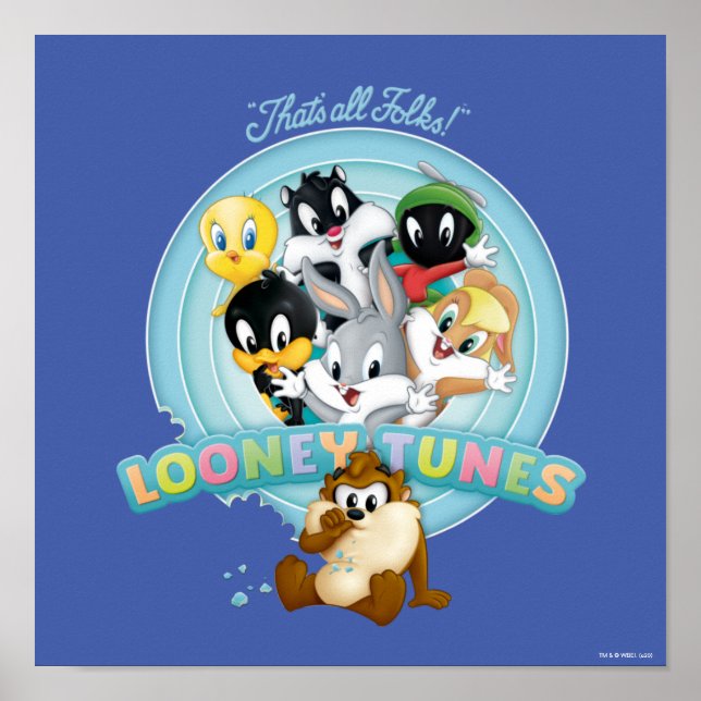 Baby Looney Tunes Logotyp | Alla mappar Poster (Framsidan)