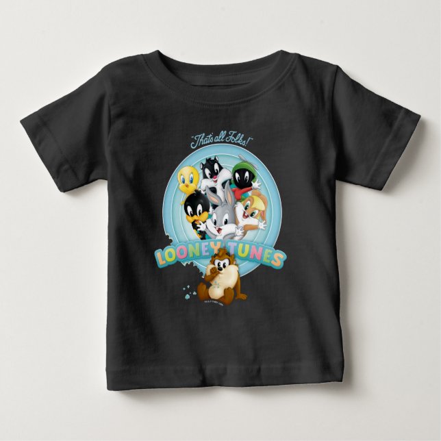 Baby LOONEY TUNES™-Logotyp | Alla mappar T Shirt (Framsida)