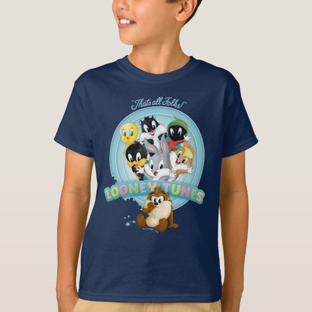 Baby LOONEY TUNES™-Logotyp | Alla mappar T Shirt (Framsida)