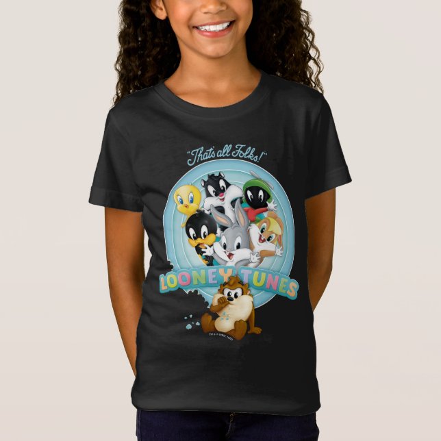 Baby LOONEY TUNES™-Logotyp | Alla mappar T Shirt (Framsida)