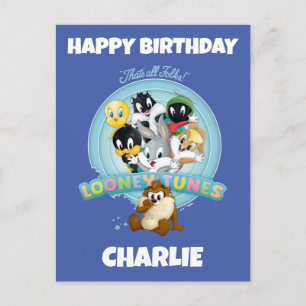 Baby LOONEY TUNES™-logotyp Det var allt, folks Vykort