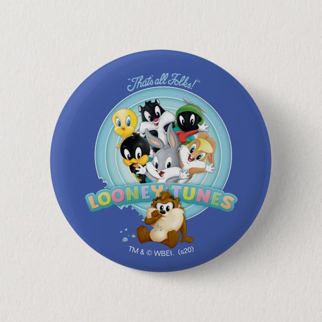 Baby LOONEY TUNES™-logotyp | Det var det folk Knapp (Framsida)