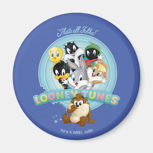 Baby LOONEY TUNES™-logotyp | Det var så folk Magnet (Framsidan)