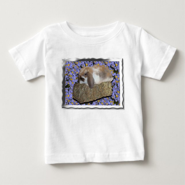Baby Lop Bunny på Mini Bale T Shirt (Framsida)