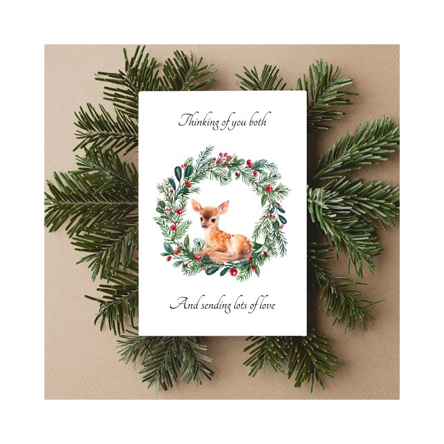 Baby Loss Parent Thinking of You Christmas Card Helgkort (Skapare uppladdad)
