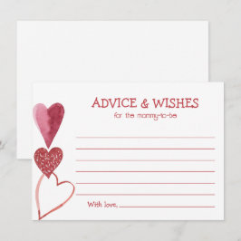 Baby Love Alla hjärtans dags Baby Shower Inbjudan