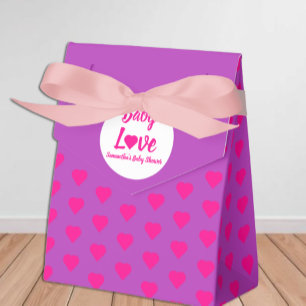 Baby Love Heart Baby Shower Presentaskar