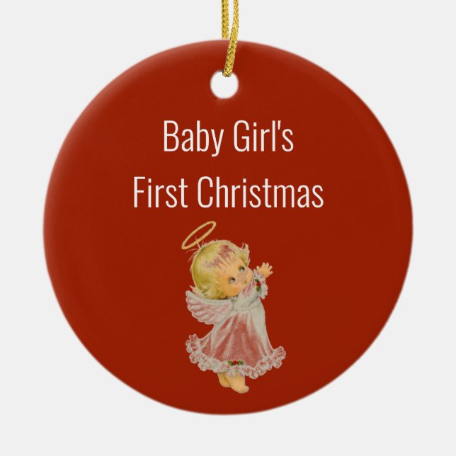 Baby Love Kollektion Julgransprydnad Keramik (Framsidan)
