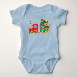 Baby Love -Roliga Färger Baby T-Shirt