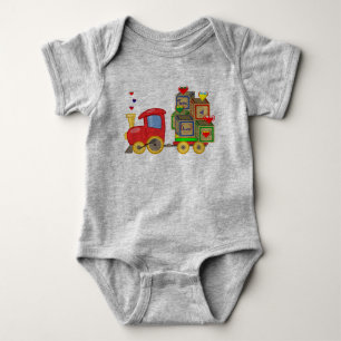 Baby Love -Roliga Färger Baby T-Shirt Baby Kroppso