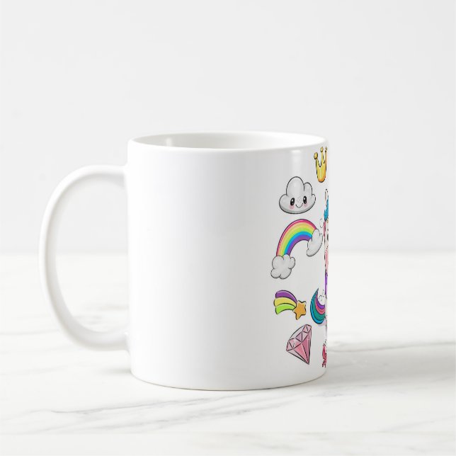 BABY LUCKY UNICORN MUGG FÖR SVEEXGIRLS (Vänster)
